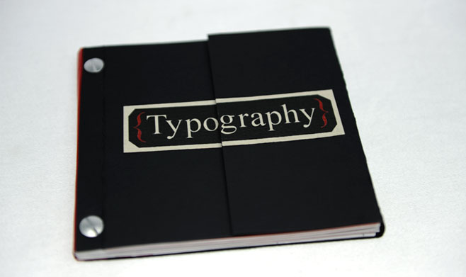 typography book cover