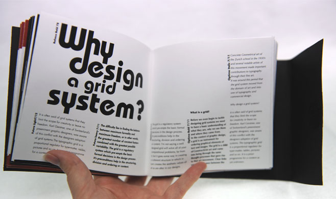typography book inside